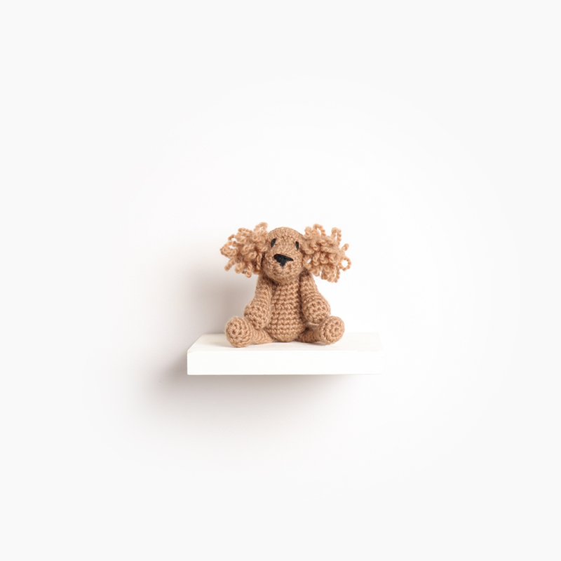 Mini Saxon the Cocker Spaniel crochet pattern Kerry Lord